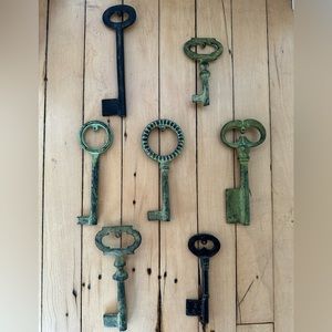 Pottery Barn - Set of Vintage Keys